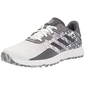 adidas Men's S2g Spikeless Golf Shoes (White/Grey Three/Grey Two) $50 + Free Shipping