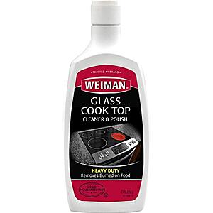 Weiman Non-Abrasive, No Scratch Induction Glass Ceramic Stove Cooktop Heavy Duty Cleaner and Polish, 20 Ounce - $3.79 /w S&S - Amazon