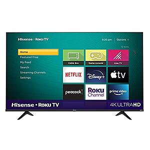 55" Hisense R6 Series 4K UHD HDR Roku Smart TV w/ Alexa (2021 Model) $240 + Free S/H