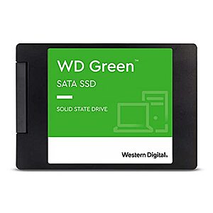 Western Digital 1TB WD Green Internal SSD Solid State Drive - SATA III 6 Gb/s, 2.5/7mm, Up to 545 MB/s - $59.99 + F/S - Amazon