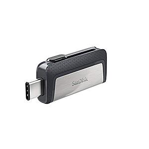 128GB SanDisk Ultra Dual Drive USB 3.1 Type-C Flash Drive - $14.99 - Amazon