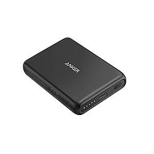 5000mAh Anker 521 Magnetic Wireless Portable Charger w/ USB-C Cable - $19.74 + F/S - Amazon