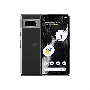Google Pixel 7 - 5G Unlocked Smartphone - 128GB - Obsidian - $474.48 + F/S - Amazon