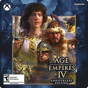 Age of Empires IV: Anniversary Edition – Windows Digital Code - $23.99 - Amazon