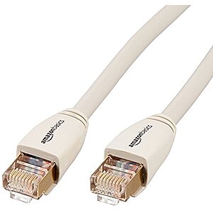3' Amazon Basics RJ45 Cat7 Network Ethernet Patch Cable $1.90