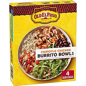 Old El Paso Burrito Bowl Kit Chipotle Chicken, 11 oz (Pack of 8) - $18.19 /w S&S + F/S - Amazon