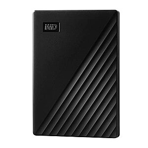 5TB Western Digital My Passport Portable External Hard Drive (Black) - $65.83 + F/S - Amazon