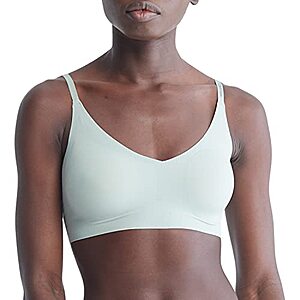 Calvin Klein Women's Invisibles Comfort Lightly Lined Seamless Wireless Triangle Bralette Bra - $10.45 - Amazon