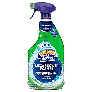 Scrubbing Bubbles Mega Shower Foamer Disinfecting Spray, 32 oz - $3.49 - Amazon