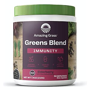 Amazing Grass Greens Blend Superfood for Immune Support, Original, 30 Servings - $14.70 /w S&S - Amazon