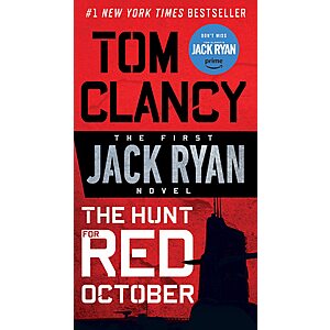 The Hunt for Red October (A Jack Ryan Novel Book 1) (eBook) by Tom Clancy $1.99