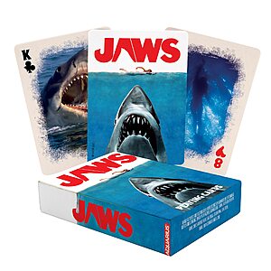 AQUARIUS Jaws Playing Cards - Officially Licensed Jaws Merchandise & Collectibles, 2.5 x 3.5 - $5.99 - Amazon
