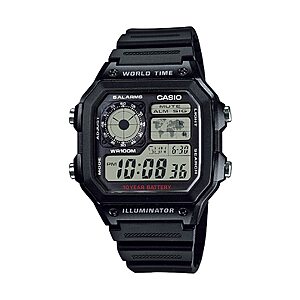 Casio Illuminator Men's Watch (Black) - $13.99 - Amazon