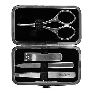 $11.89: Kershaw Men's Stainless Steel Manicure Set, 4-Piece with Case