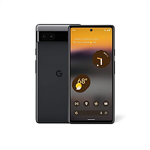 $249.00: 128GB Google Pixel 6a 5G Unlocked Smartphone (Various Colors)