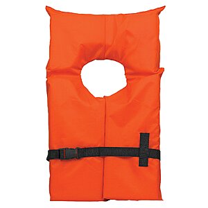 $7.96: Airhead Adult Type II Keyhole Life Jacket, US Coast Guard Approved
