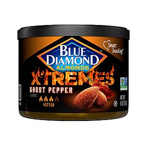 $2.37 /w S&S: 6-Ounce Blue Diamond Almonds Xtremes (Ghost Pepper)