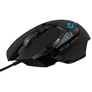 $34.99: Logitech G G502 HERO Wired Gaming Mouse w/ RGB Lighting (Black)