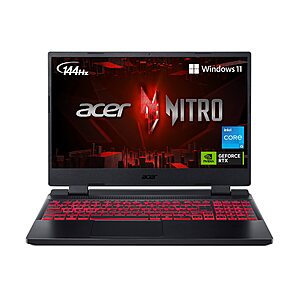 $651.44: Acer Nitro 5 AN515-58-57Y8 Gaming Laptop with Intel Core i5-12500H