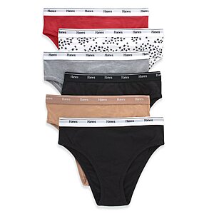 $9.51: Hanes Women's Originals Panties Pack, 6-Pack