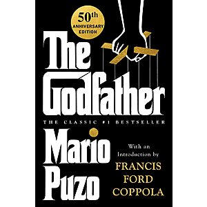 The Godfather: 50th Anniversary Edition (eBook) by Mario Puzo $1.99