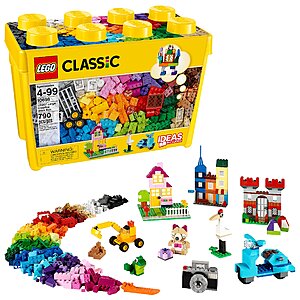 $32.64: 790-Piece LEGO Classic Large Creative Brick Box Building Set (10698)