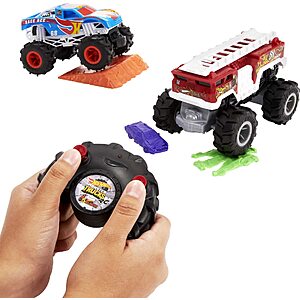 $12.20: 2-Pack Hot Wheels Radio Controlled 1:24 Scale Monster Trucks