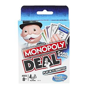 $3.74: Monopoly Deal Card Game at Amazon