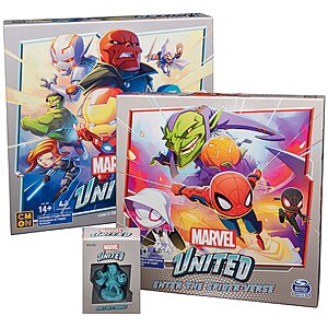 $9.99: Prime Members: Marvel United: Superhero Strategy Card Game Bundle w/ Spiderman & Dr. Strange