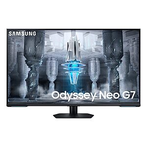 $499.99: 43" Samsung Odyssey Neo G7 4K 144Hz 1ms Mini-LED Smart Gaming Monitor