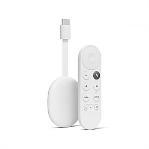 $37.99: Google Chromecast w/ Google TV 4K Streaming Media Player