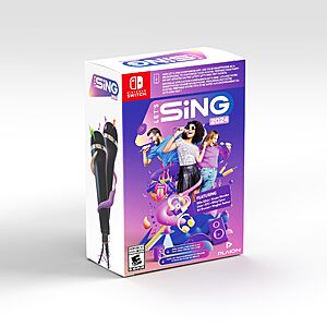 $39.99: Let's Sing 2024 + 2 hard bundled mics - Nintendo Switch