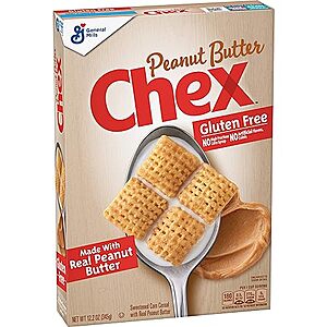 $2.81 /w S&S: General Mills Peanut Butter Chex Cereal, 12.2 OZ