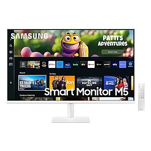 $169.99: SAMSUNG 27" M50C Series FHD Smart Monitor w/Streaming-TV