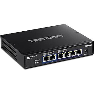 $152.99: TRENDnet 6-Port 2.5G / 10G Unmanaged Network Switch
