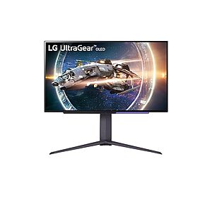 $749.99: LG 27" Ultragear™ OLED QHD Gaming Monitor with 240Hz .03ms GtG & nVIDIA® G-SYNC® Compatible,Black
