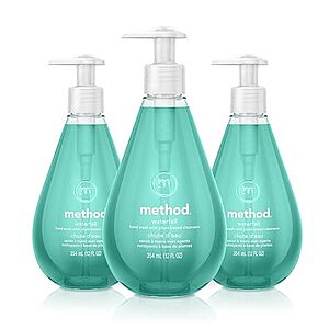 $4.86 /w S&S: Method Gel Hand Soap, Waterfall, Biodegradable Formula, 12 fl oz (Pack of 3)