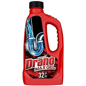 $3.51 /w S&S: Drano Max Gel Drain Clog Remover and Cleaner, 32 oz