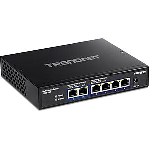 $134.99: TRENDnet 6-Port 2.5G / 10G Unmanaged Network Switch
