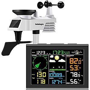$103.99: Sainlogic Wireless Weather Station with Outdoor Sensor, 8-in-1 Weather Station