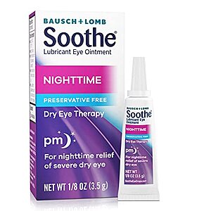 $5.99: Soothe Lubricant Eye Ointment by Bausch & Lomb, 1.8 Oz