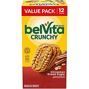 from $4.87 /w S&S: belVita Breakfast Biscuits, 12 Packs