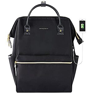 $18.89: Laptop Bag with USB port, Water Repellent, Fits up to 15.6" - (Lightning Deal)