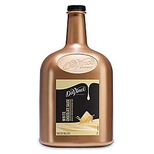 $15.02 /w S&S: DaVinci Gourmet White Chocolate Sauce, 128 Fluid Ounce at Amazon