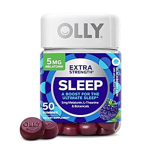 $9.09 /w S&S: OLLY Extra Strength Sleep Gummy, 50 Count