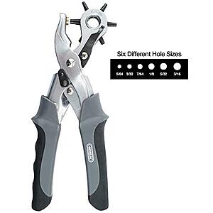 $6.44: General Tools Revolving Punch Pliers 73 - 6 Multi-Hole Sizes