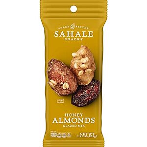 $13.13 /w S&S: Sahale Snacks Honey Almonds Glazed Mix, 1.5 Ounces (Pack of 18)