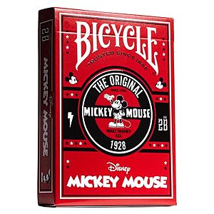 $6.70: BIcycle Disney Classic Mickey Mouse Inspired Playing Cards