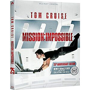 Mission: Impossible 25th Anniversary Edition Remastered (Blu-ray + Digital) $8.80
