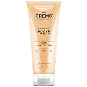6-Oz Cremo Women's Moisturizing Shave Cream (Coconut Mango) $2.65 w/ Subscribe & Save